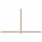 Ekena Millwork Eugene Smooth Timber Gable Bracket, Douglas Fir, 108"W x 63"H x 3 1/2"D x 3 1/2"F, 14/12 Pitch GBW108X63X0404EUG00SDF - alternate 1